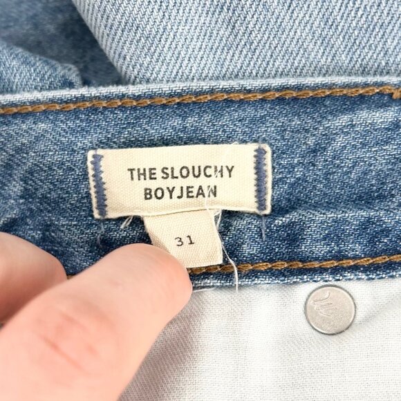 Madewell The Slouchy Boyjean in Riverspring Wash - Picture 6 of 10